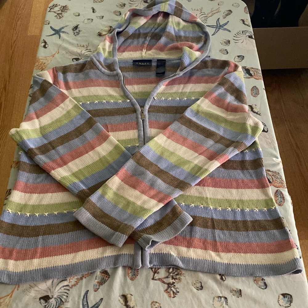 Crazy horse by Liz Claiborne stripped women’s sweater